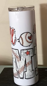 Image 3 of Baseball Mom Tumbler
