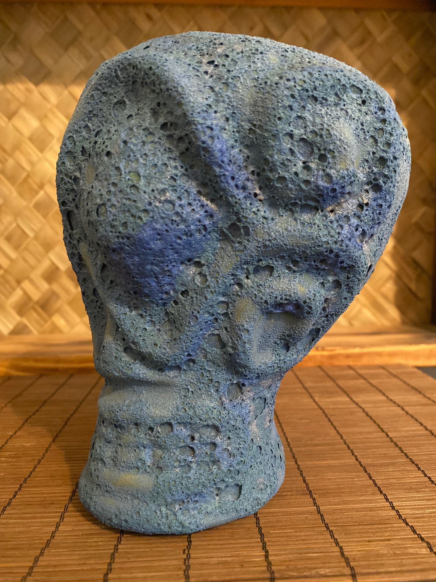 Image of Blue/Purple Crater Glazed Marquesan (a) - US Shipping Included 