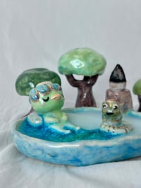 Image 4 of Kappa and Frog in Backflow Incense Onsen