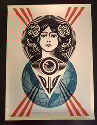 Image 1 of Shepard Fairey "Obey", "Earth's future is our future" 