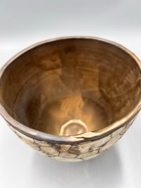 Image 3 of Small Lake Bottom Vessel with Bronze interior- Deanna Hergt Willmott