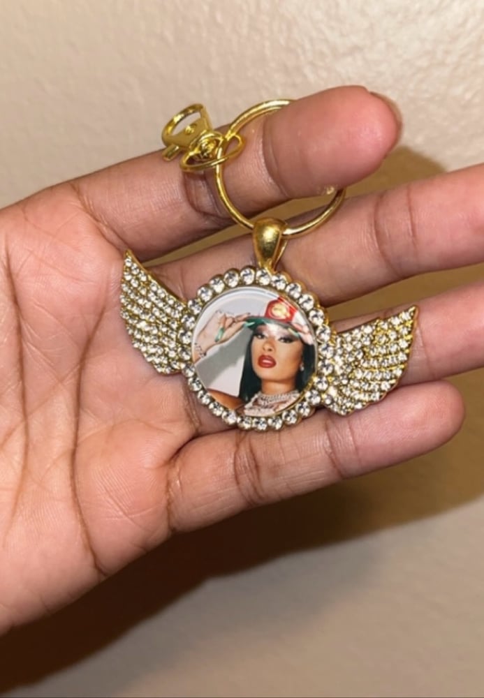 Image of Megan thee stallion keychain accessory/purse accessory 