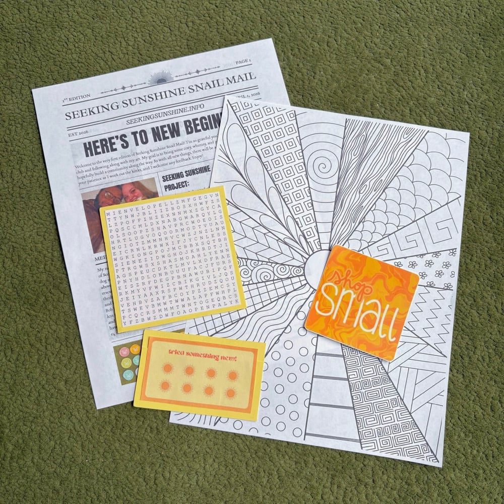 Image of april snail mail club