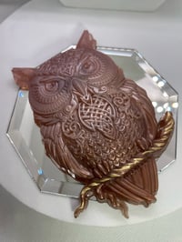 Image 3 of Handcrafted Resin Owl