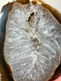 Image 2 of Polished Agate With Natural Cavity | Brazil #2862