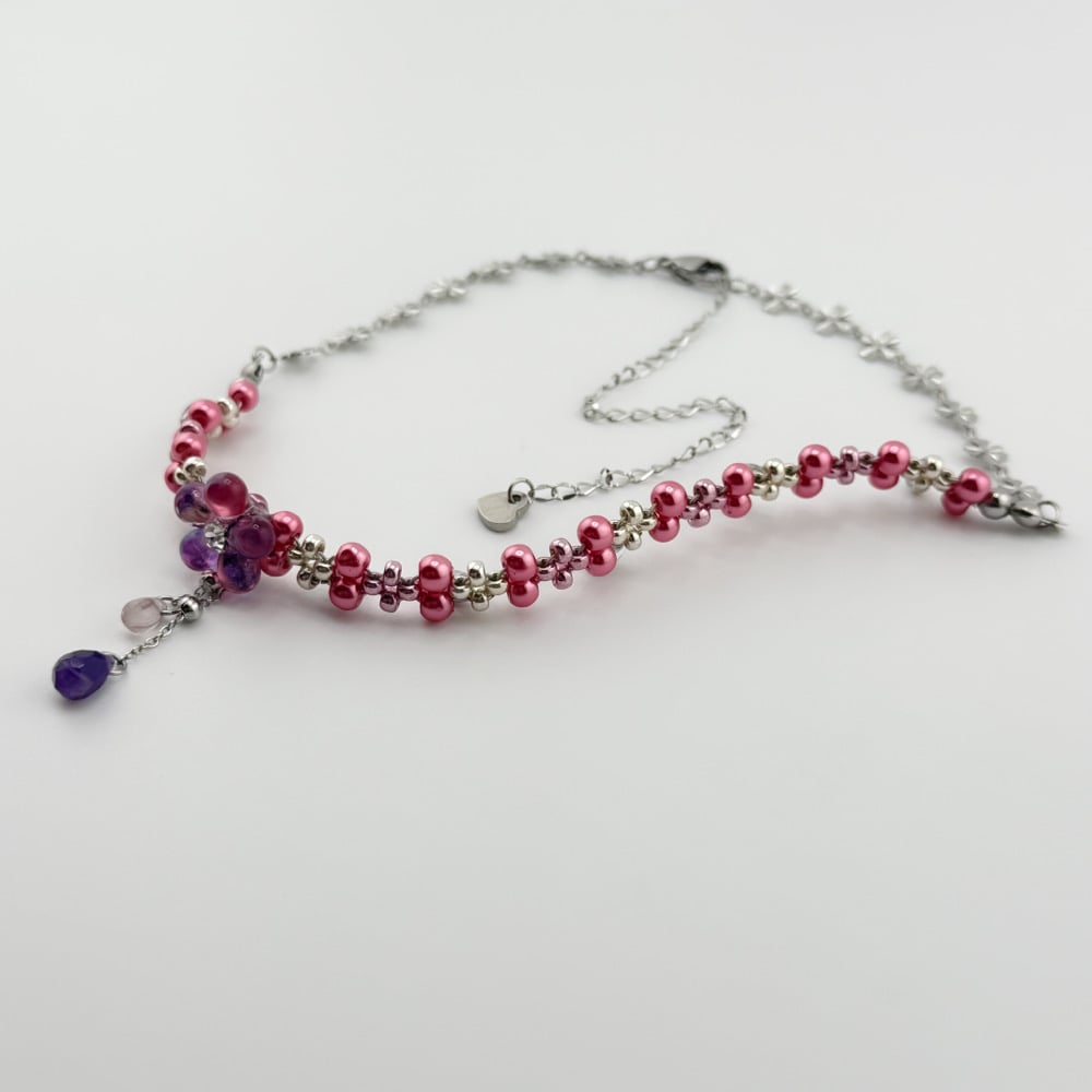 Image of Raspberry Punch Necklace