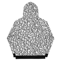 Image 2 of By TeamLUCCI™- " LUCCI 96 GRAF WHITE" All Over Print Cotton Hoodie