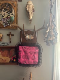 Pink Roach Printed Tapestry 