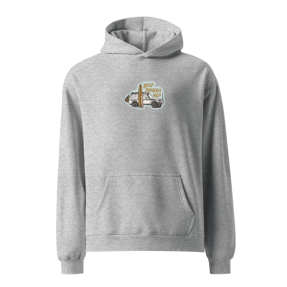 Image of Keep Troopies Wild Surfer Girl Unisex oversized hoodie