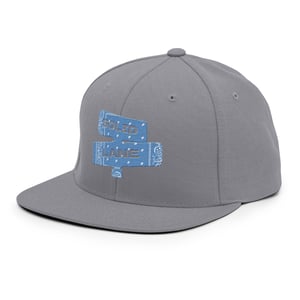 Image of Lite Blu Paisley Snapback