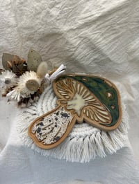 Mushroom spoon rest-green