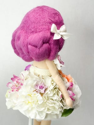 Image of RESERVED FOR GRIETJE FLOWER ART DOLL