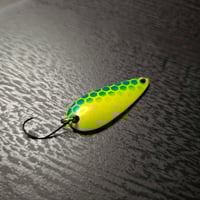 Image 1 of Blue honeycomb and Gold