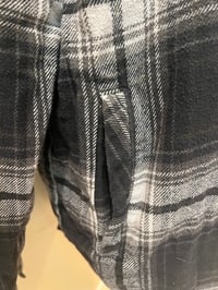 Image 3 of Vintage Black/White Hoodie Flannel Jacket Led Zeppelin