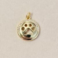 Image 1 of Dog Paw Charm