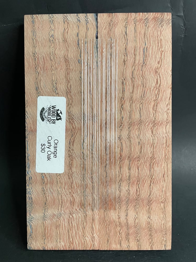 Image of Curly Oak Knife Scales CO-01