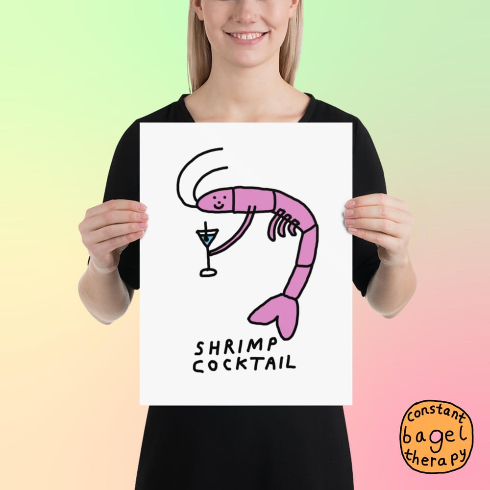 Image of shrimp cocktail - large art poster