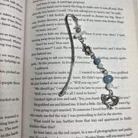 Image 2 of Blue Moonstone Double Fish Bookmark