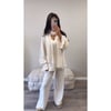 Cream Towelling Co Ord 