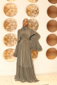 Image 2 of Sydia’s Ruffled Semi-Swing Abaya