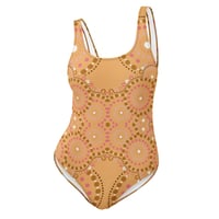 Image 1 of One-Piece Swimsuit “Gathering”