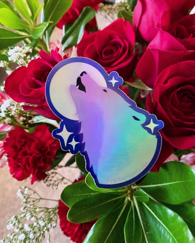 Silver Holographic Moon & Stars Stickers - PipStickers – The Red Balloon  Toy Store