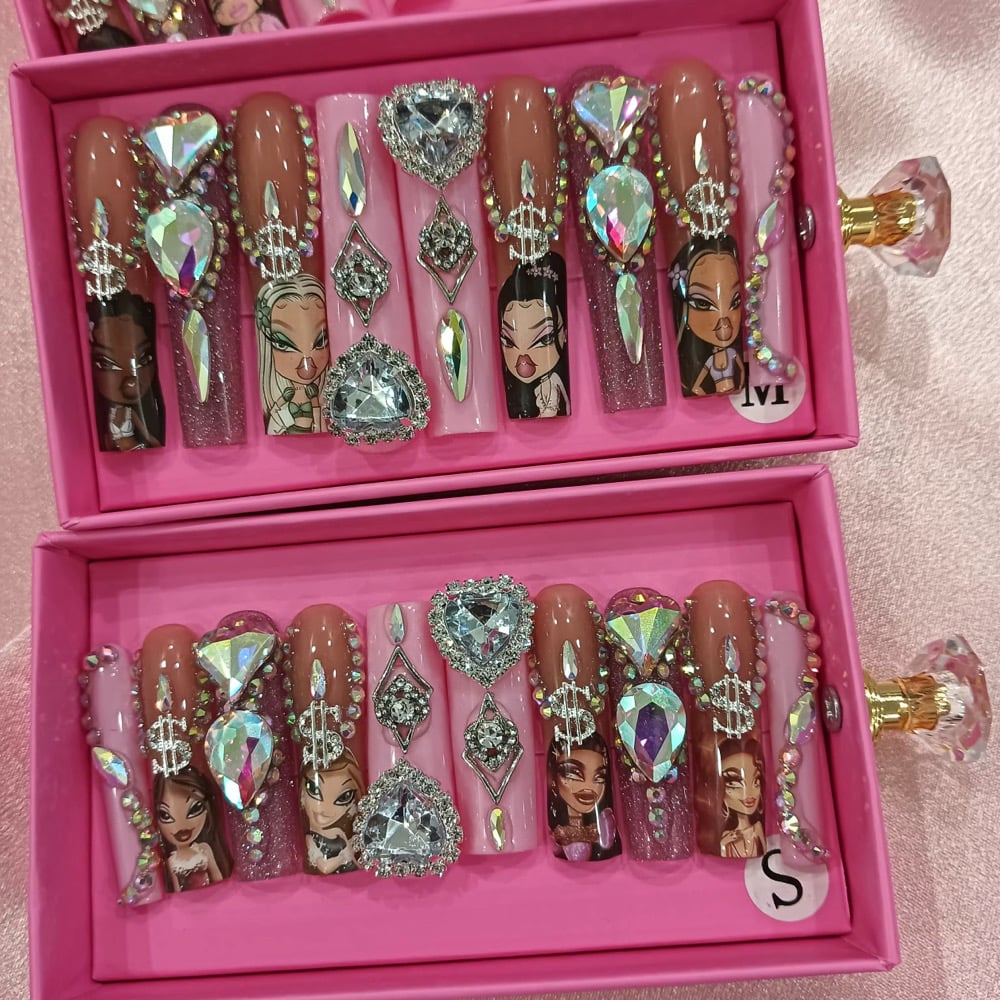 Image of pick from option 1-25 acrylic press on nail set