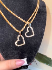Image 4 of BLING HEART NECKLACE 💖