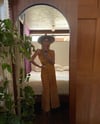 70s stipe dress and bloomer set