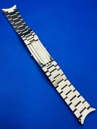 Image 4 of 22mm Omega Professional Planet Ocean Stainless Steel watch strap Band fits Speedmaster