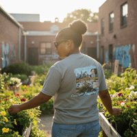Image 3 of In This World Concrete Flowers Grow - Graphic Tee