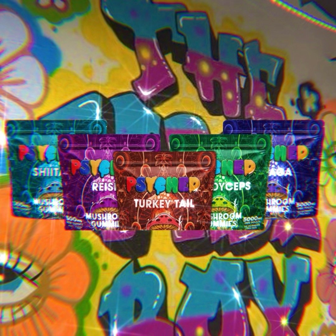 Image of Psyched Mushroom Gummies (5000 mg) 