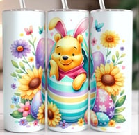 Pooh Easter ears 20oz tumbler