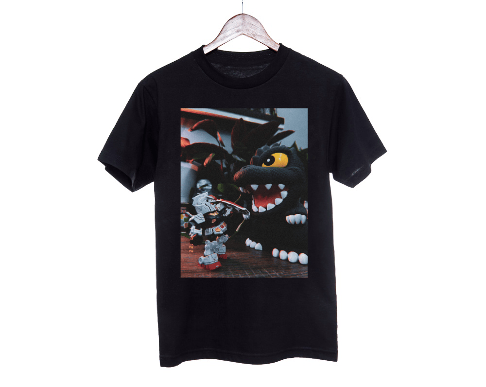 Image of Godzilla vs Gundam Tee