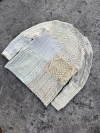 Image 7 of Talking About The Abstraction Patchwork Multi-Knit Sweater