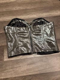 Image 1 of Forever 21 silver foil top