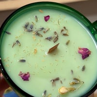 Image 2 of coconut lime scented candle