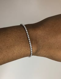 Image 1 of Adjustable Tennis bracelet 