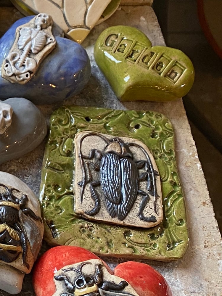 Image of Roach Stoneware Plaque