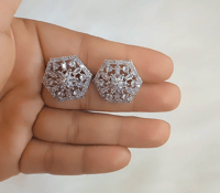 Image 2 of Sia-American Diamond Studs Copy