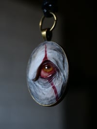 Image 8 of Pennywise Eye glow in the dark pendant OOAK