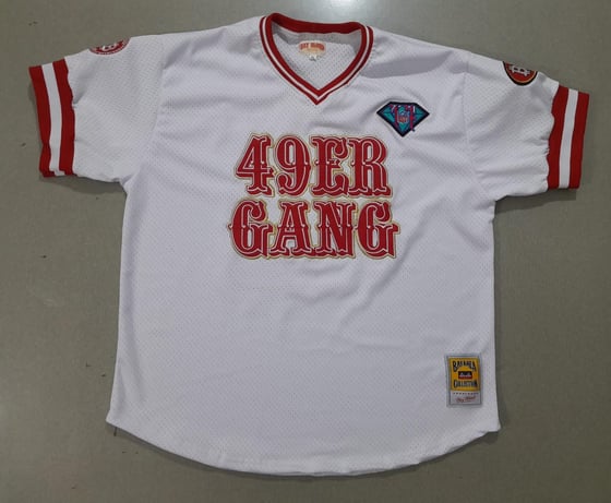 Image of 49ER GANG ICY WHITE JERSEY 