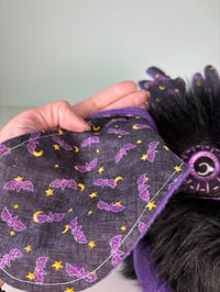 Image 3 of Happy Halloween Antler Monster - Black and Purple