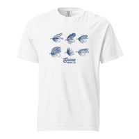 Image 3 of Goose Creek Co Retro Trout Fly Collage - Unisex garment-dyed heavyweight t-shirt