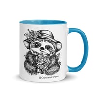 Image 15 of Lady Rosey The Sloth Mug Line Art by CrystalsArtPaws