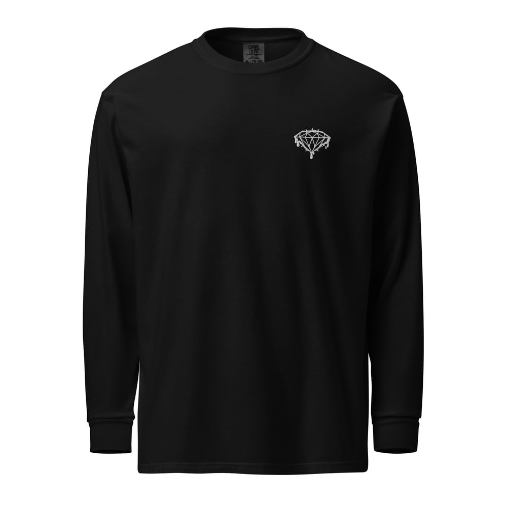 Image of Embroidered Long Sleeve Shirt | Comfort Colors