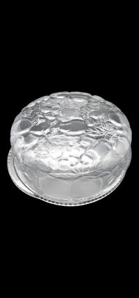 Image 5 of 1970s Libbey Orchard Fruit Glass Covered Oven Proof Dish