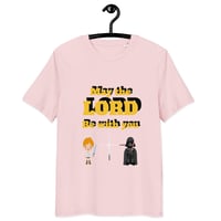 Image 8 of organic cotton t-shirt may the LORD be with you