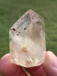 Image 13 of Natural Citrine Phantom With Hematite & Titanium Inclusions #1825