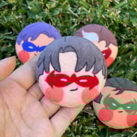 Image 4 of Batfam plush badges (Dick Grayson, Jason Todd, Tim Drake, Damian Wayne)